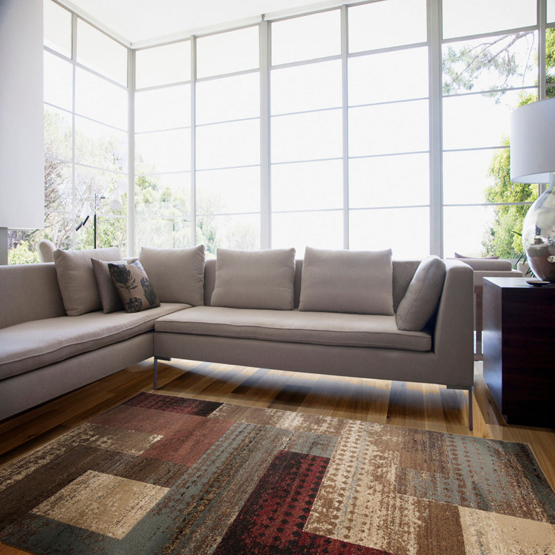 Beyanka Abstract Machine Tufted Area Rug, Rectangle 160 x 230 cm