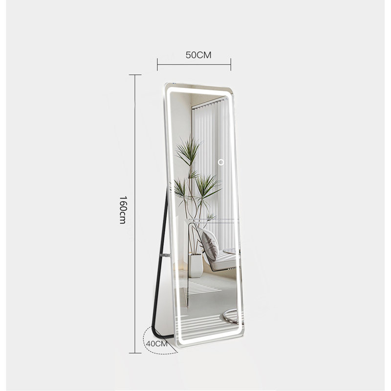 Full Length Smart LED Mirror With Durable Construction For Ideal Outfit Checks And Versatile Design