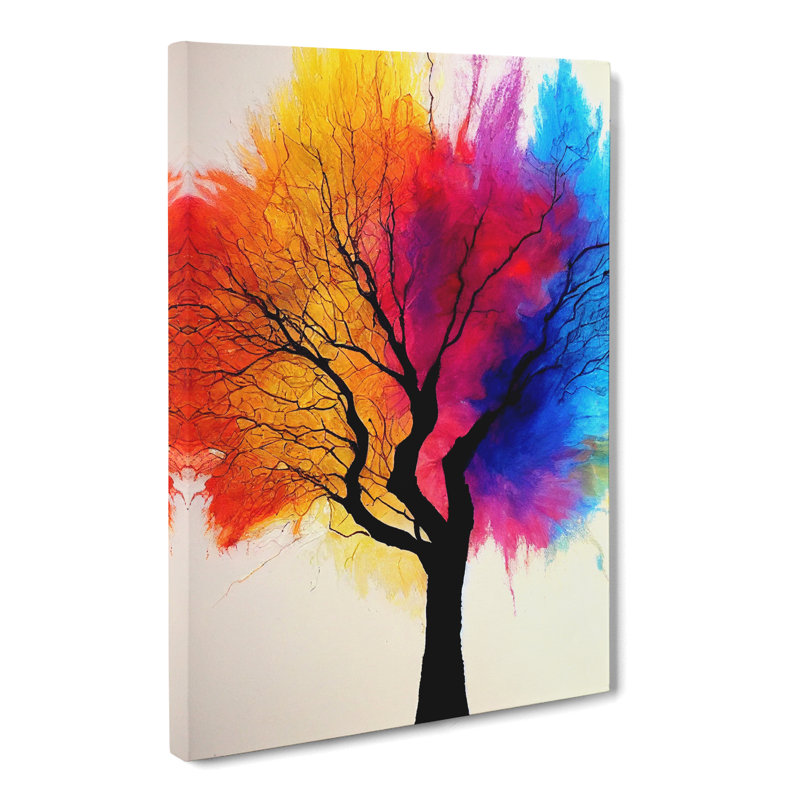 Tree Colours Vol.5 - Wrapped Canvas, 50cm H x 35cm W x 3cm D