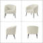 Chaise avec accoudoirs modernes 27,5 po Cadie-1799491503