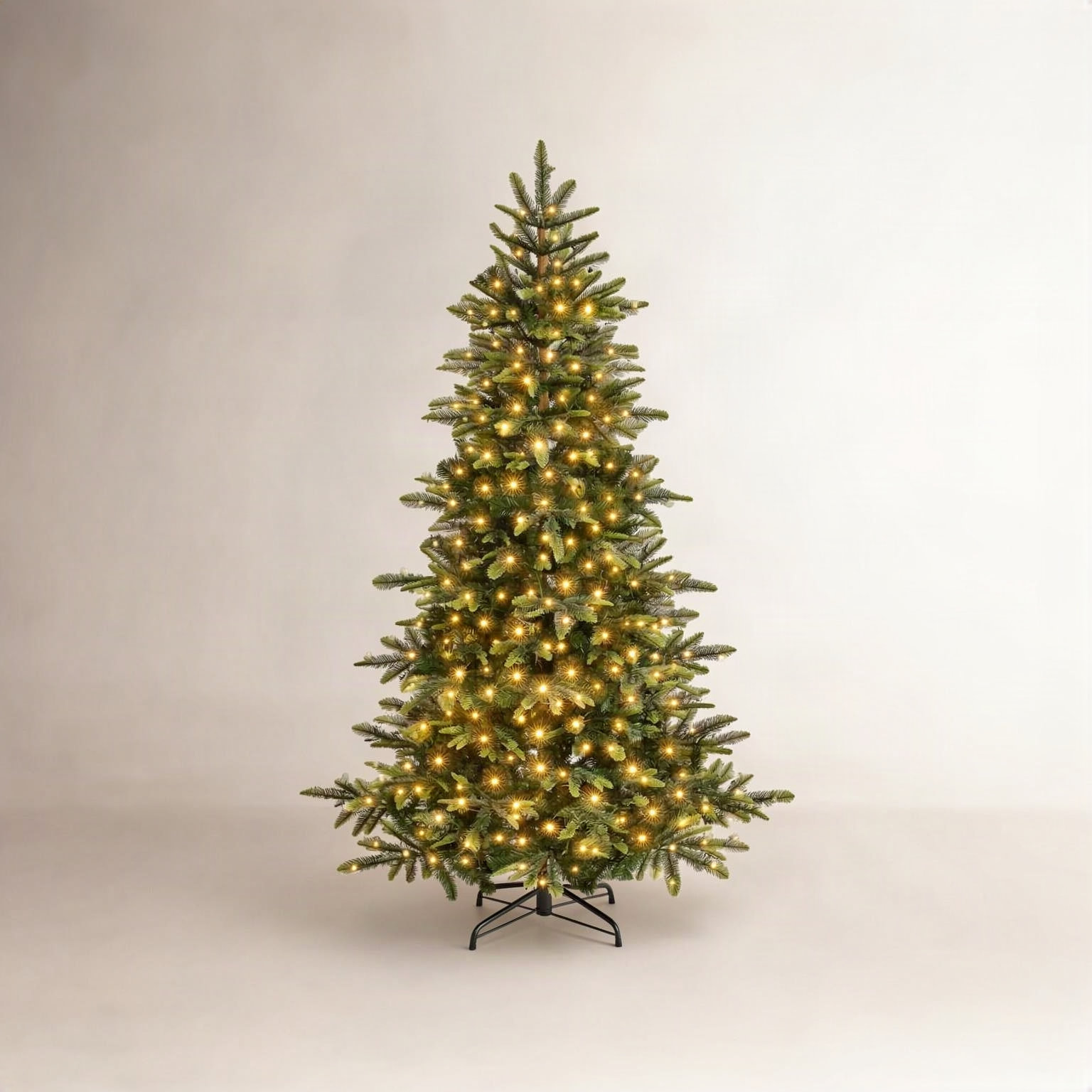 Jahwan Lighted Artificial Christmas Tree, 6'