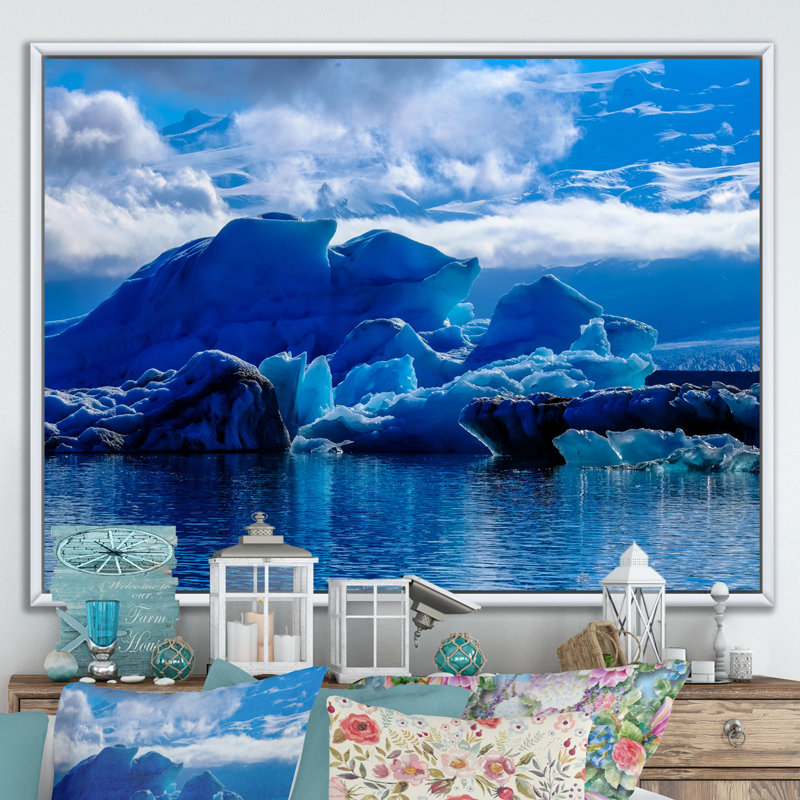 Impression sur toile Icy Alaskan Wilderness III, Toile blanche, H 24 po x l 32 po x P 1 po