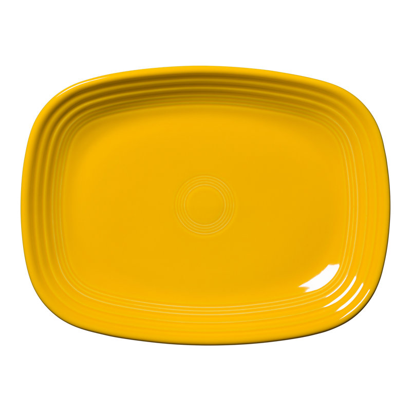 Fiesta 12 Inch Large Rectangular Platter, Daffodil
