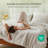 Bedsure California King Size Comforter Sets - 3-Piece Double-Sided Fleece Fluffy Sage Green Bedding, Cozy Striped Aesthetic for Modern & Guest Bedrooms, All-Season Luxury Home Decor-114316021-122269089