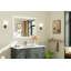 Miroirs de salle de bain modernes et contemporains en métal biseauté rectangulaire / carré avec verre trempé HD-67756026-71934702-67756022