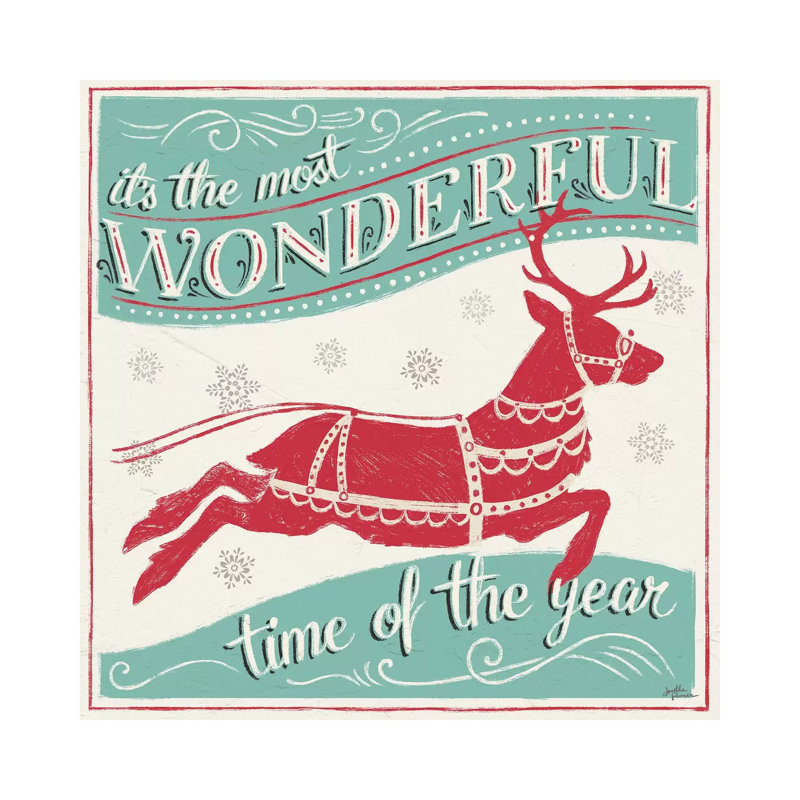 Merry Little Christmas IV by Janelle Penner - Wrapped Canvas Painting, 45.72 cm H x 45.72 cm W x 1.91 cm D