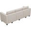 Canapé modulaire en velours 3 places Buckleton-215667765