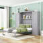 Lit escamotable en bois avec placards et rangement-1432879321-1432879323