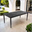 Table de salle à manger d'extérieur moderne en aluminium 35,5 po x 71 po-275809030