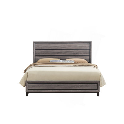 MIRAGE GREY QUEEN BED