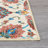 Floral Machine Washable Rug with Rubber Backing for Living Room Vintage Non-Slip Dining Room Rug Easy-Cleaning Floor Carpet for Bedroom-155884352