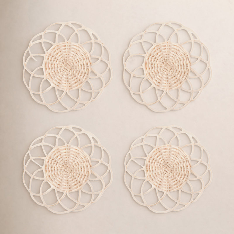 Azriel Round 4 Piece Coaster Set
