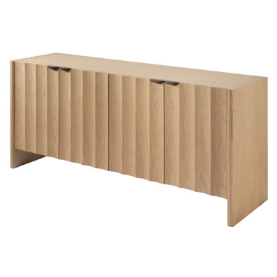 Finley Solid Wood Storage Cabinet
