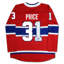 Chandail rouge des Canadiens de Montréal signé par Carey Price - souvenirs de hockey de la LNH signés (taille L ou XL)