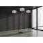 Lampe courbée de salon à arche de cristal de style moderne et luxueux 1Pc