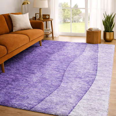 Tapis dégradé Premium à poils longs lavable à la machine ADS625
