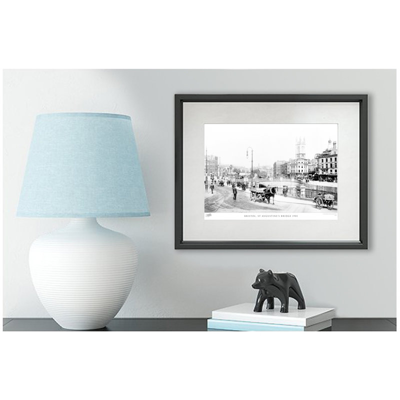 Bristol, St Augustine - Single Picture Frame Print, 45cm H X 60cm W x 2cm D