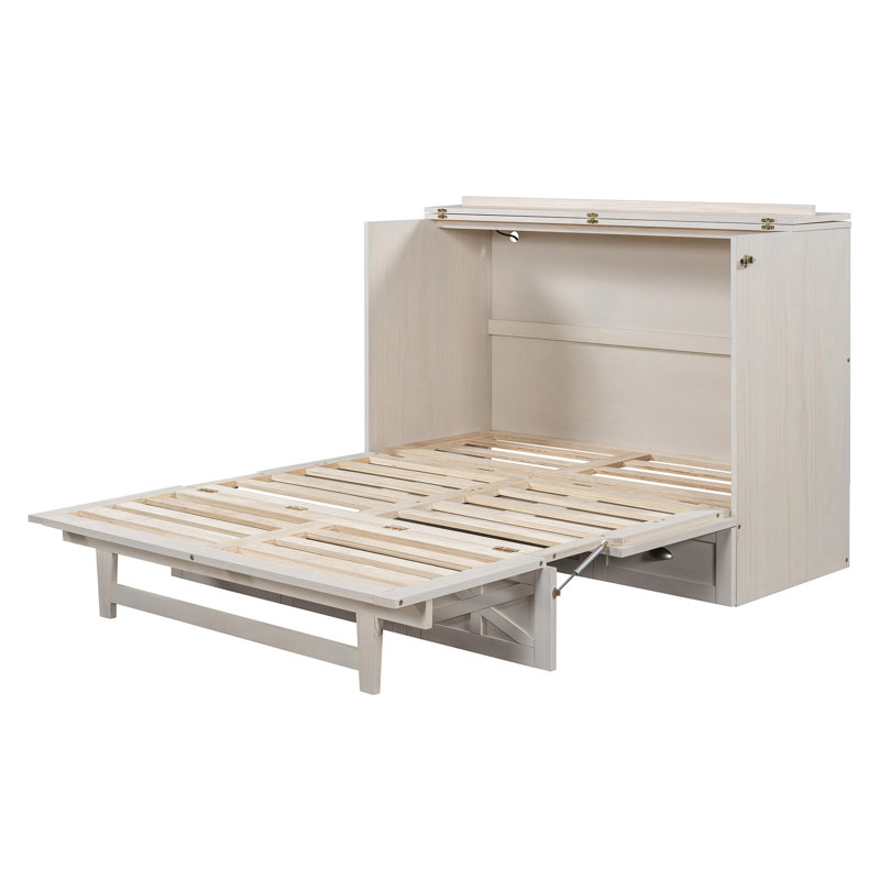 Lit avec tiroirs et ports efficaces. Optimisez l'utilisation de l'espace. Capacité de poids de 450 lb. Assemblage requis. Matelas non inclus pour l'espace en blanc. Avec rangement pratique et