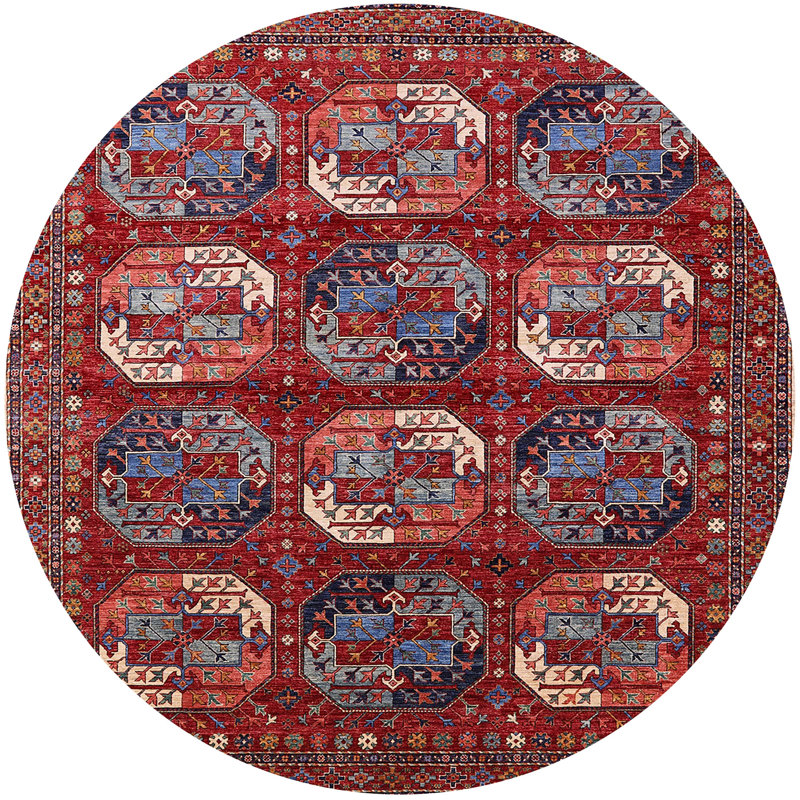 Oriental Indoor Rug, Round 8'