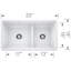 Precis SILGRANIT 33" L x 18" W Double Bowl Undermount Kitchen Sink with Low Divide-34379687