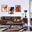 Black Girl Wall Art Abstract African American Decor Posters Fashion Black Woman Canvas Prints Modern Black Female Painting Pictures For Bedroom Living Room Bathroom Set Of 3 Framed-1983633513