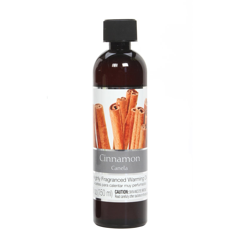 Hosley Set of 6, 5 oz Cinnamon Fragrance Warming Oils. Ideal Gift for Weddings, spa, Reiki, Meditation, Bathroom Settings. P1