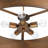 Ouellet 5-light 30in Antique Bronze Drum Chandelier