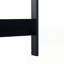 Structure de lit plateforme tapissier avec support en lattes de bois-129224066