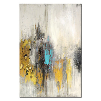 Abstraction - Wrapped Canvas Painting