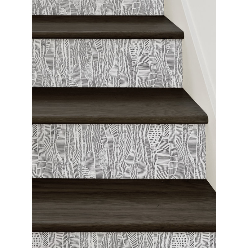 Décalcomanie murale Stair Riser Strips, H 6 po x l 48 po
