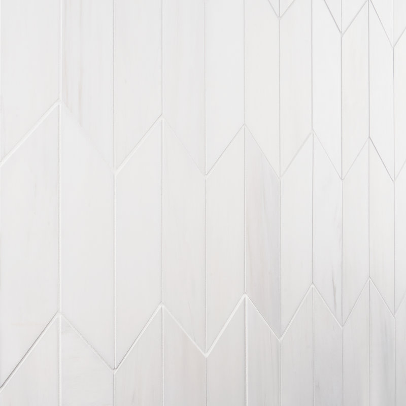 Bianco Dolomite 3 In. X 12 In. Honed Marble Floor And Wall Tile (4.94 Sq. Ft. / Case)