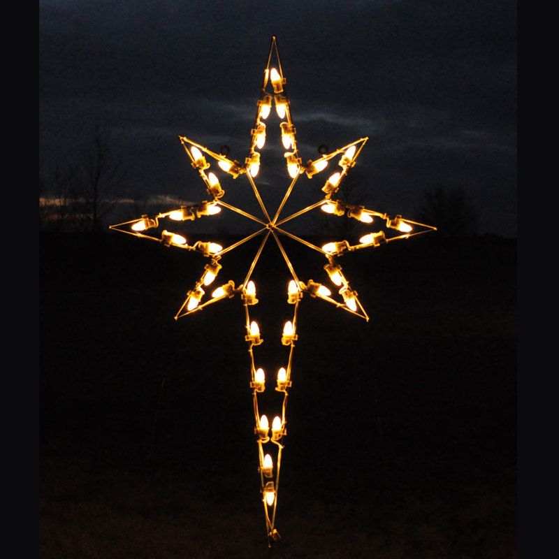 Large Star of Bethlehem , Warm White