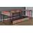 Corner Daybed  Frame With Bookcase,LED Light And Charging Station-1431306838
