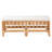 Breckynn Polyester Blend Upholstered Rattan Bench