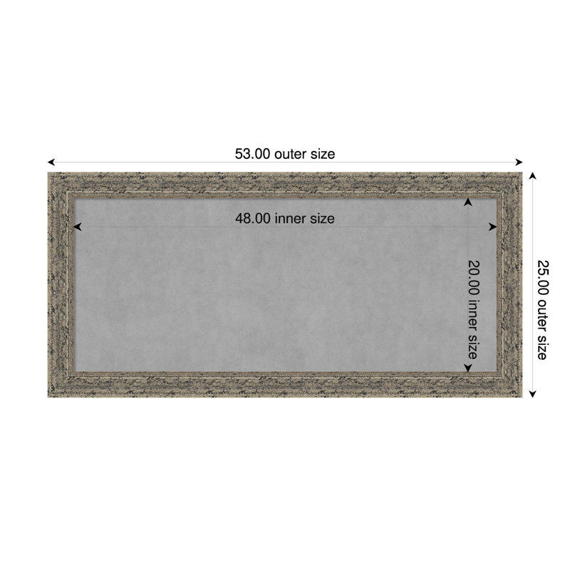 Tableau magnétique Attic Aged, H 25 po x l 53 po