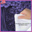 Édredon mauve à motif floral-127459015