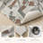 Abstract Geometric Non-Slip Washable Kitchen Mats
