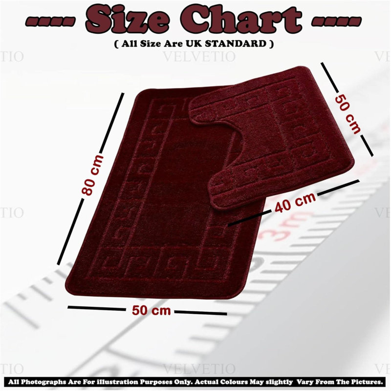 Bath Mat, Burgundy