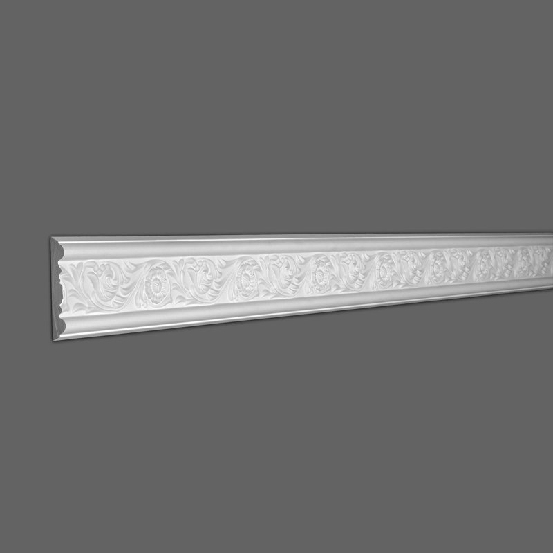 Moulure à panneau en polyuréthane à motif floral 3 po x 1/2 po x 94-1 / 2 po 47 LF
