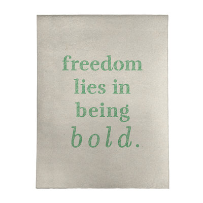 Quotes Chenille Indoor Rug