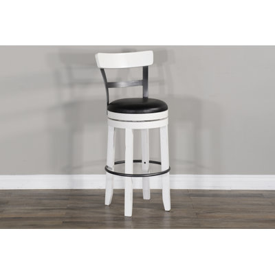 Meilani Swivel Upholstered Counter Stool