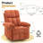 Recliner Chair,Rocker Recliners for Adults, Small Recliners for Small Spaces, Manual Recliner with Side Pockets for Living Room Bedroom-347746210