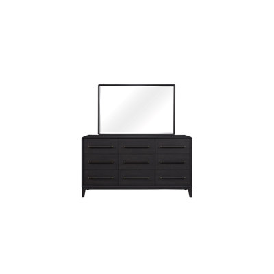 Miroir rectangulaire en bois