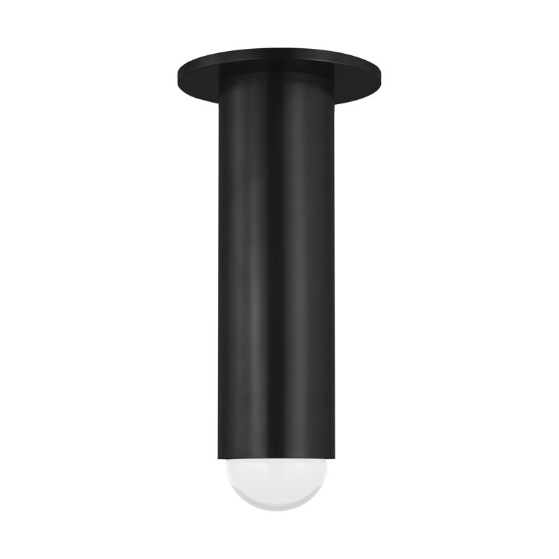 Ebell 1 - Light LED Flush Mount, Dark Bronze