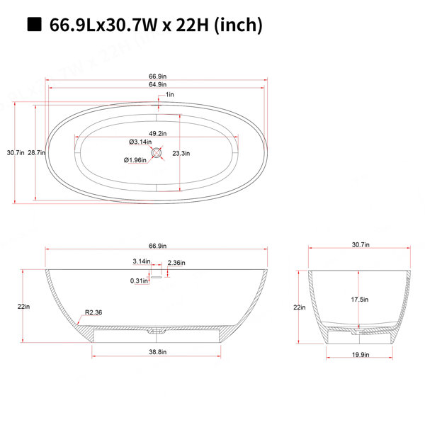 Dimensions du produit