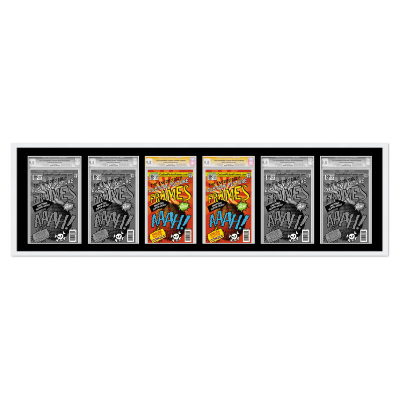 Cadre photo Evalynn, 8,125 po x 13 po, Noir / blanc