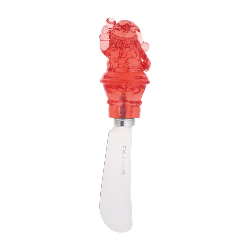 Kris Kringle Transparent Polyresin Cheese Spreader, S4