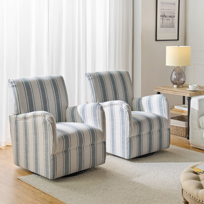 Ensemble de 2 fauteuils pivotants de 28 po Ariana