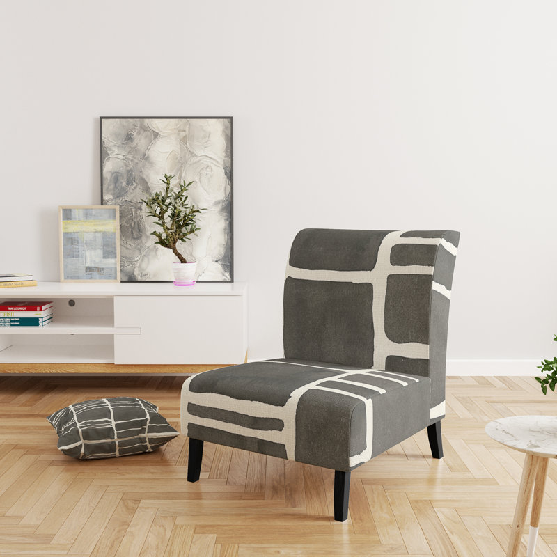 Fauteuil de chambre rembourré en velours de style minimaliste IV