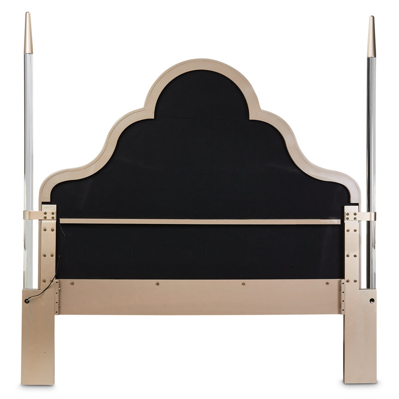 Malibu Crest Upholstered Bed, King